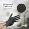Wecare WMN1002, Disposable Gloves, 8 mil Palm, Nitrile, Powder-Free, M, 100 PK, Black WMN100241 - alternate 3